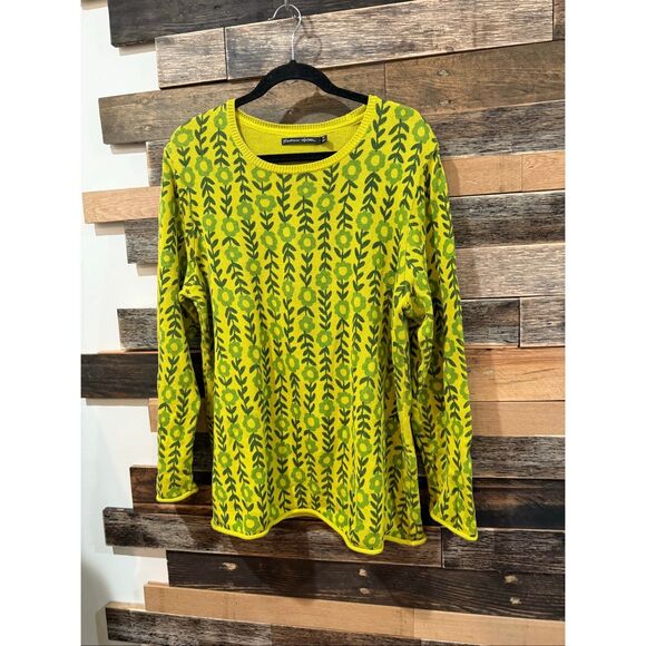 Gudrun Sjoden colorful sweater size Large - Picture 1 of 7